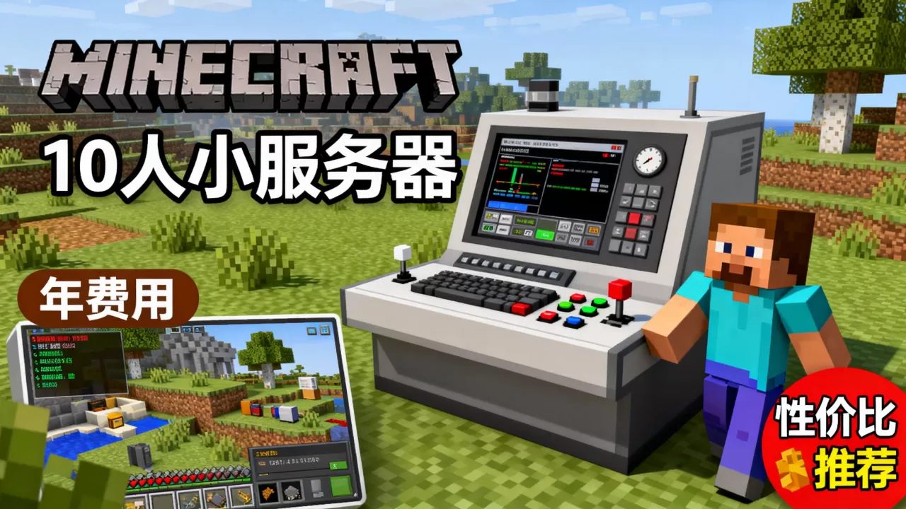我的世界10人小服务器一年多少钱，哪家便宜？