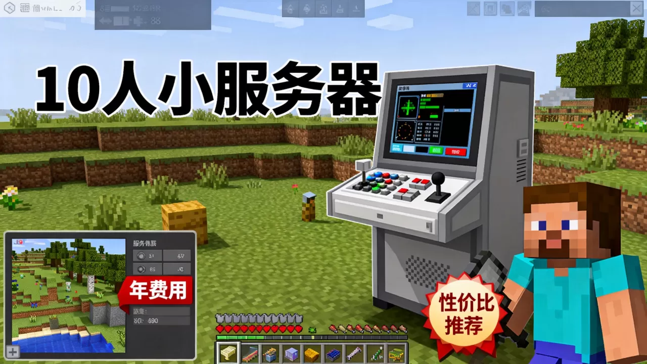 我的世界10人小服务器一年多少钱，哪家便宜？