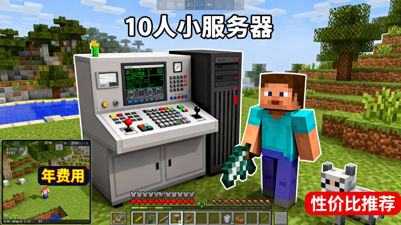我的世界10人小服务器一年多少钱，哪家便宜？