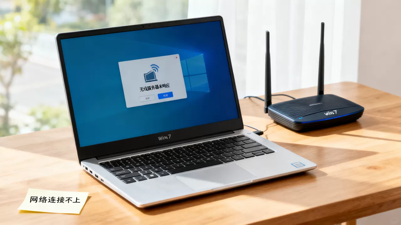 win7笔记本无线服务器未响应怎么办,无线网络连接不上是什么原因? win7笔记本无线服务器未响应怎么办,无线网络连接不上是什么原因?