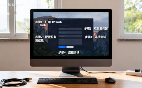 FTP Rush如何创建服务器？，怎么使用？