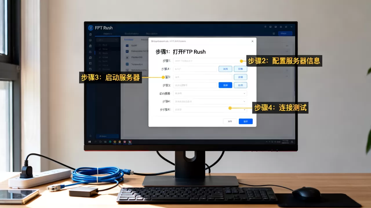 FTP Rush如何创建服务器?,怎么使用? FTP Rush如何创建服务器?,怎么使用?