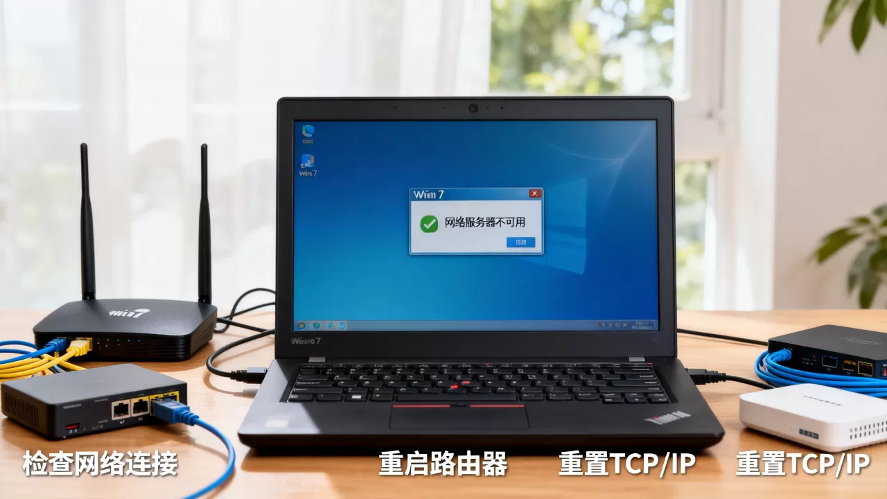 win7网络服务器不可用怎么办，怎么解决