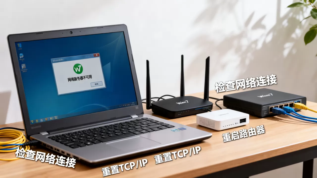 win7网络服务器不可用怎么办，怎么解决