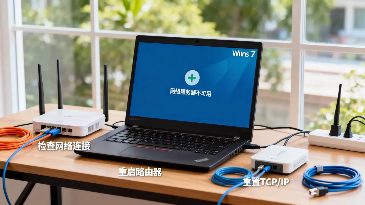 win7网络服务器不可用怎么办，怎么解决