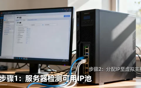 服务器如何给虚拟主机分配IP，具体步骤是什么？
