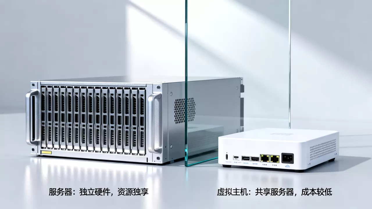 服务器和虚拟主机究竟有什么区别?,怎么选? 服务器和虚拟主机究竟有什么区别?,怎么选?