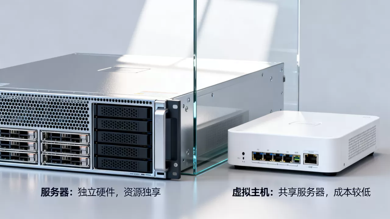 服务器和虚拟主机究竟有什么区别?,怎么选? 服务器和虚拟主机究竟有什么区别?,怎么选?