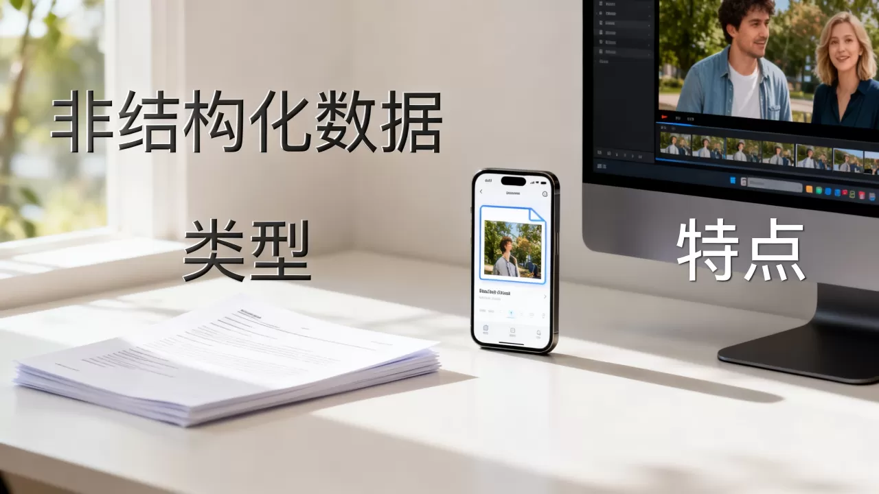 非结构化数据是什么，主要有哪些类型和特点？
