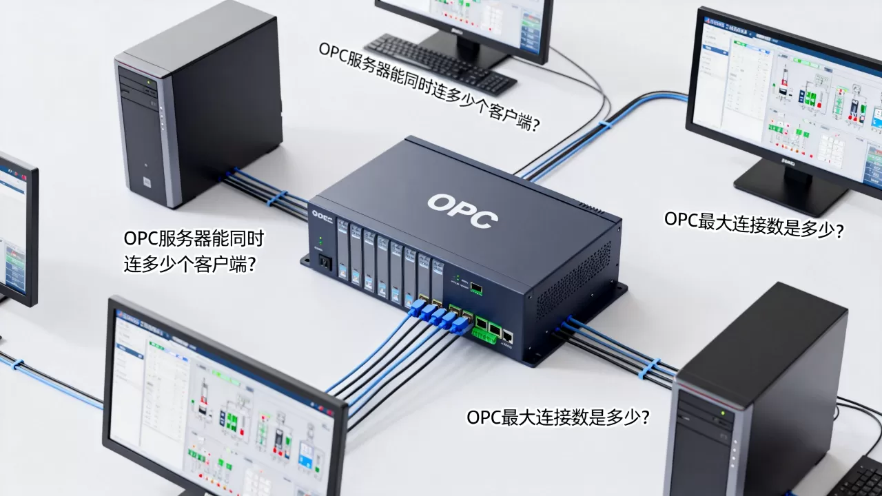 OPC服务器能同时连多少个客户端?,OPC最大连接数是多少? OPC服务器能同时连多少个客户端?,OPC最大连接数是多少?