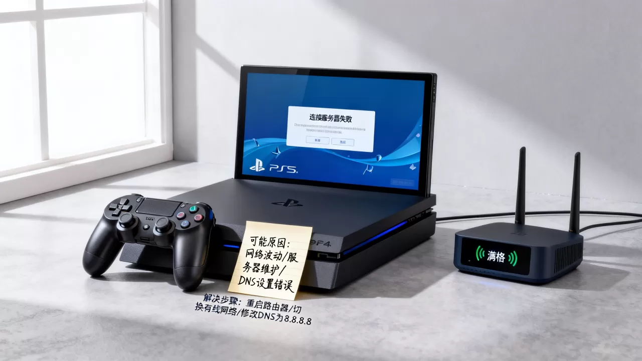 PS4战地5连不上服务器是什么原因，怎么解决
