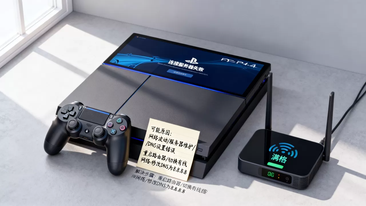 PS4战地5连不上服务器是什么原因，怎么解决