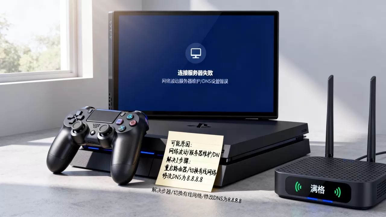 PS4战地5连不上服务器是什么原因，怎么解决