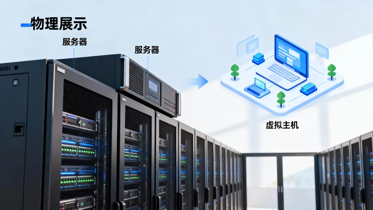 服务器跟虚拟主机真的一样吗，两者有什么区别？