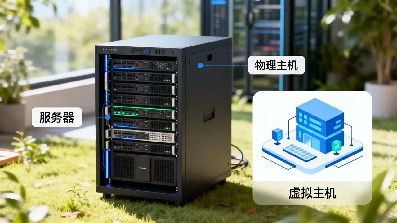 服务器跟虚拟主机真的一样吗，两者有什么区别？