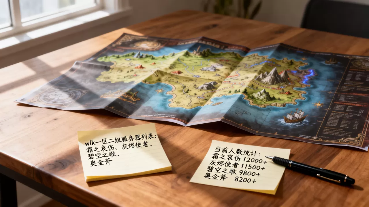 wlk一区二组组有哪些服务器？，哪个服务器人多？
