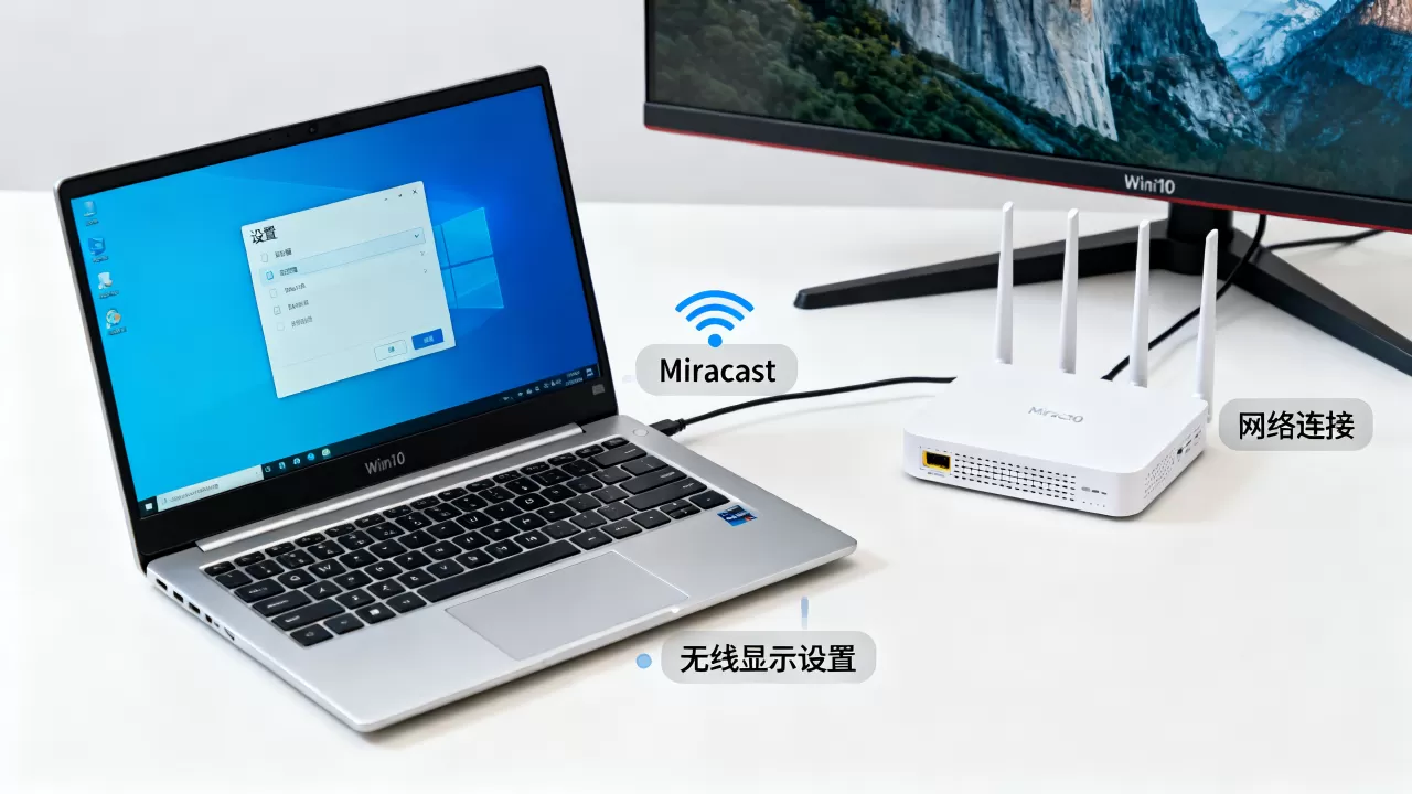 Win10连接无线显示器需要哪些服务器?,如何设置? Win10连接无线显示器需要哪些服务器?,如何设置?