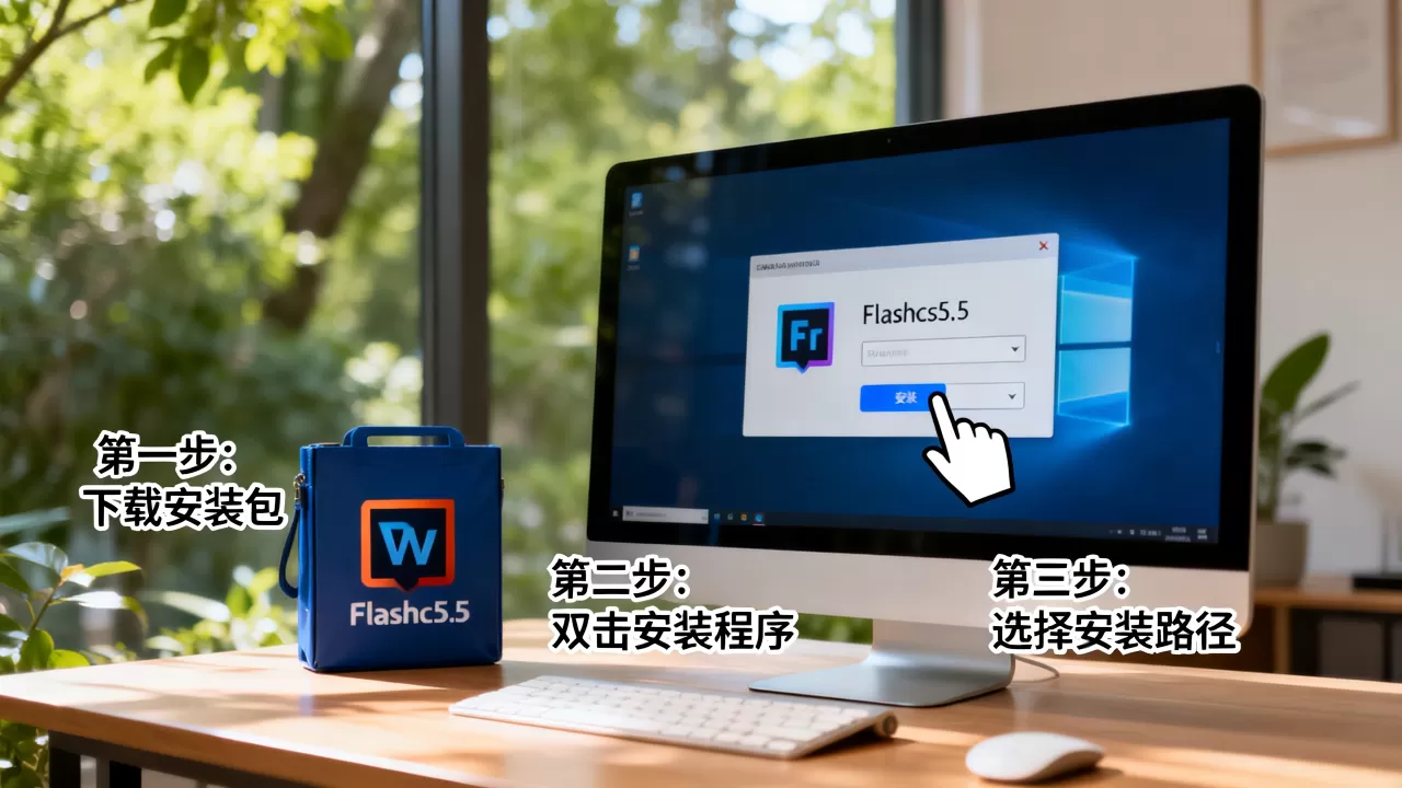 flashcs5.5安装图解是什么,怎么安装 flashcs5.5安装图解是什么,怎么安装