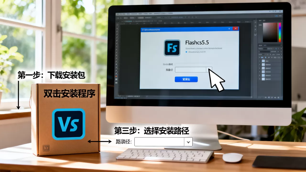 flashcs5.5安装图解是什么,怎么安装 flashcs5.5安装图解是什么,怎么安装
