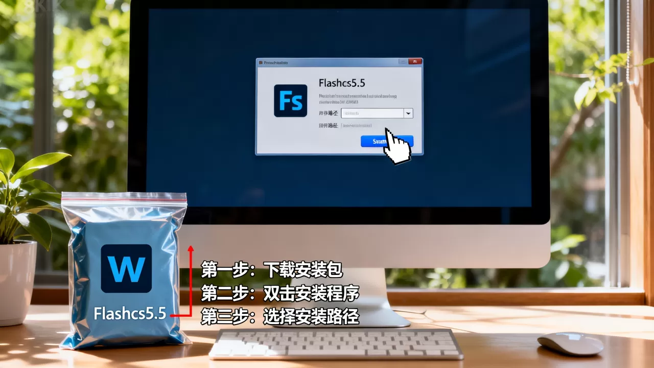 flashcs5.5安装图解是什么,怎么安装 flashcs5.5安装图解是什么,怎么安装