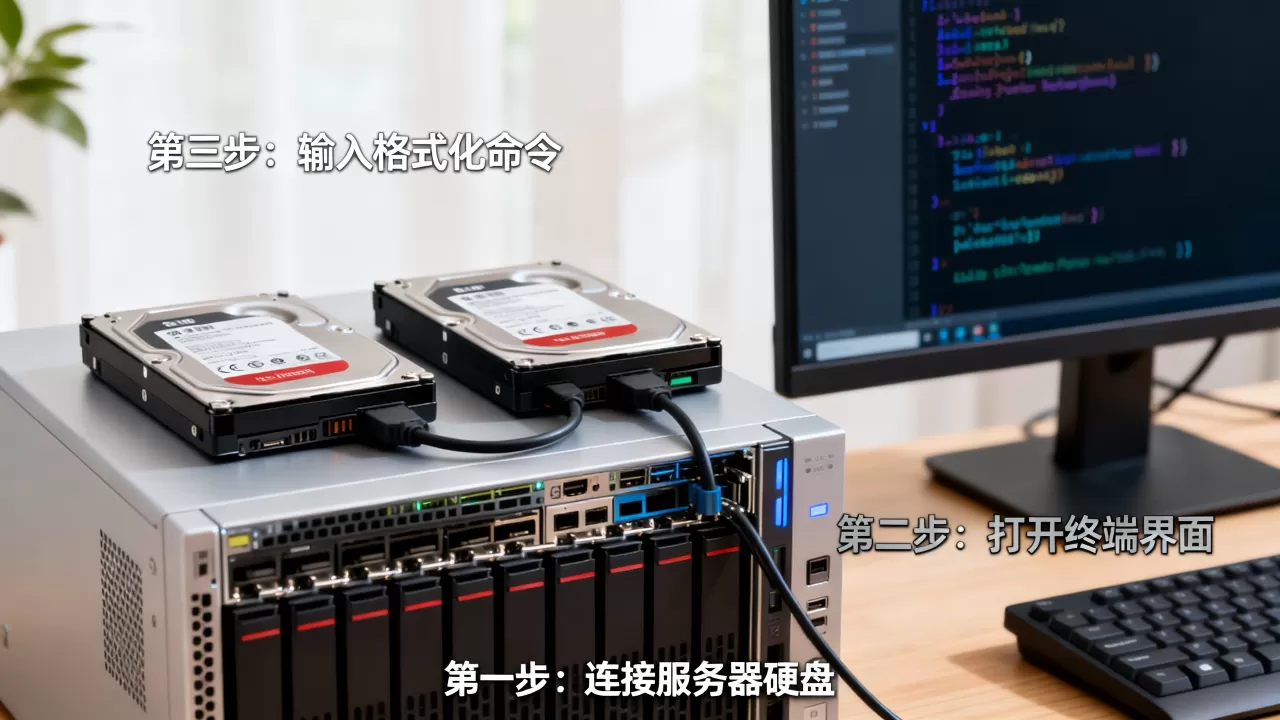 服务器硬盘格式化命令的步骤是什么?,怎么操作 服务器硬盘格式化命令的步骤是什么?,怎么操作