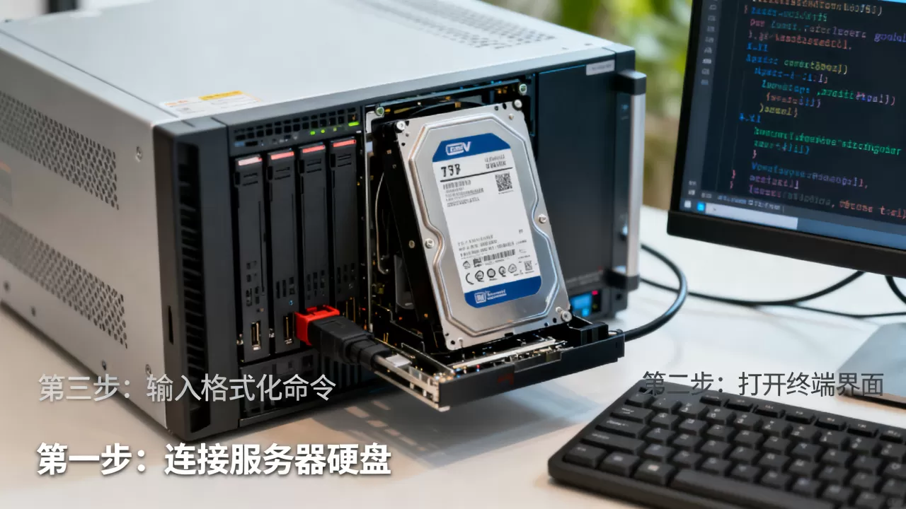 服务器硬盘格式化命令的步骤是什么?,怎么操作 服务器硬盘格式化命令的步骤是什么?,怎么操作