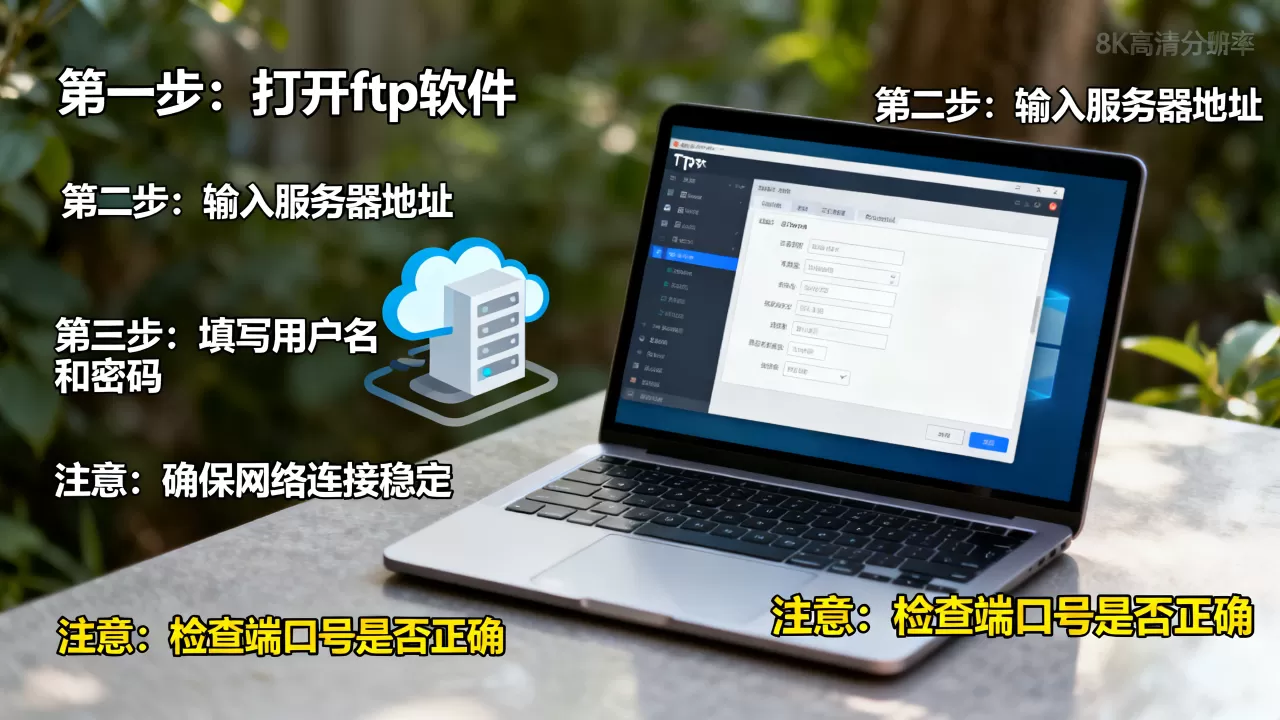 ftp连接云服务器的正确步骤是什么,有哪些注意事项? ftp连接云服务器的正确步骤是什么,有哪些注意事项?
