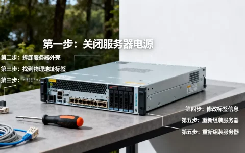 如何修改服务器的物理地址？，具体操作步骤有哪些？