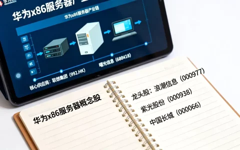 华为x86服务器概念股有哪些，最新龙头股有哪些？