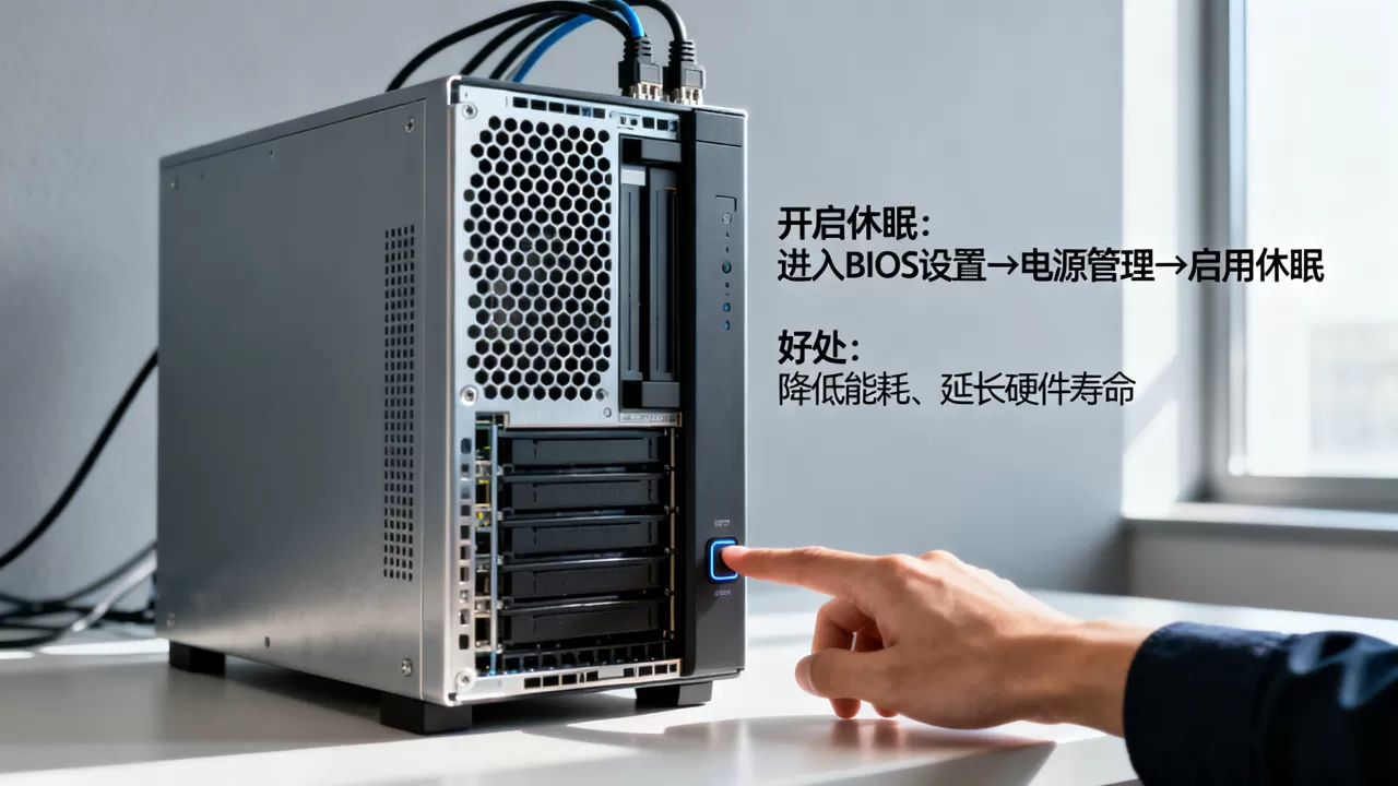 服务器主机休眠功能如何正确开启,有哪些好处 服务器主机休眠功能如何正确开启,有哪些好处