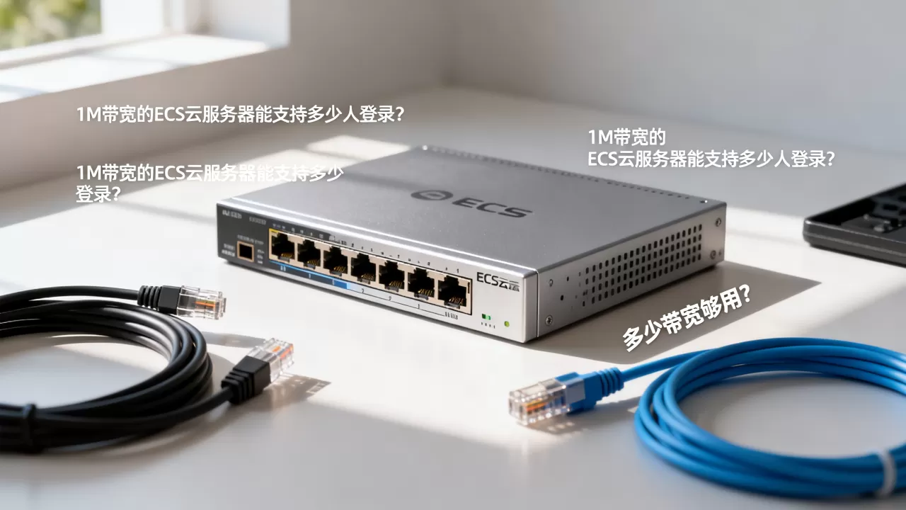 1M带宽的ECS云服务器能支持多少人登录?,多少带宽够用? 1M带宽的ECS云服务器能支持多少人登录?,多少带宽够用?