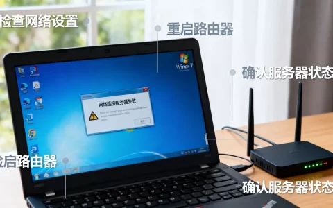 Win7打不开网络连接服务器失败怎么办，是什么原因？