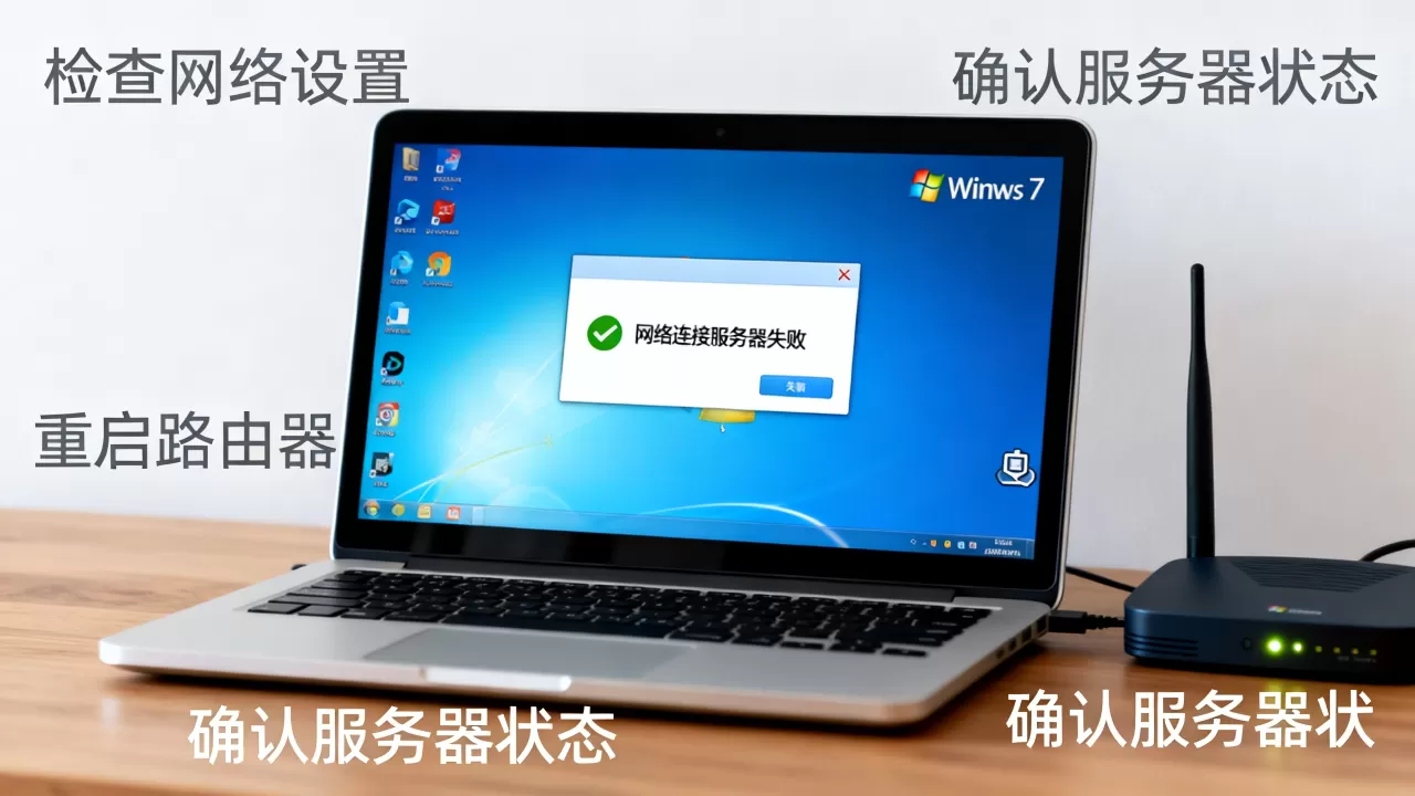Win7打不开网络连接服务器失败怎么办,是什么原因? Win7打不开网络连接服务器失败怎么办,是什么原因?