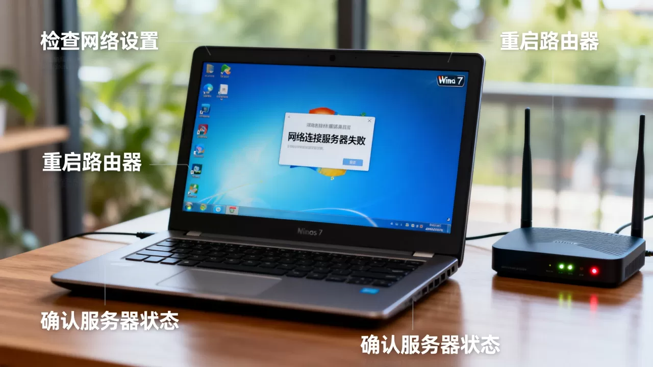 Win7打不开网络连接服务器失败怎么办,是什么原因? Win7打不开网络连接服务器失败怎么办,是什么原因?