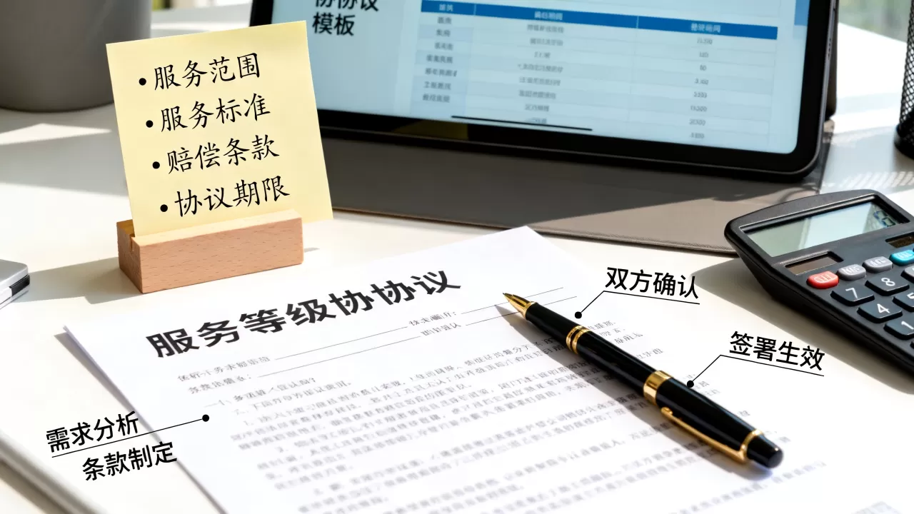 服务等级协议包含哪些核心要素，如何制定详细协议？
