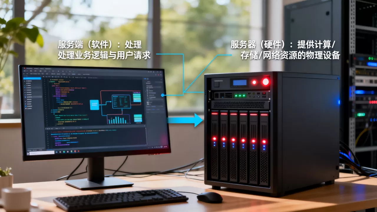 服务端和服务器是一回事吗，服务端和服务器有什么区别
