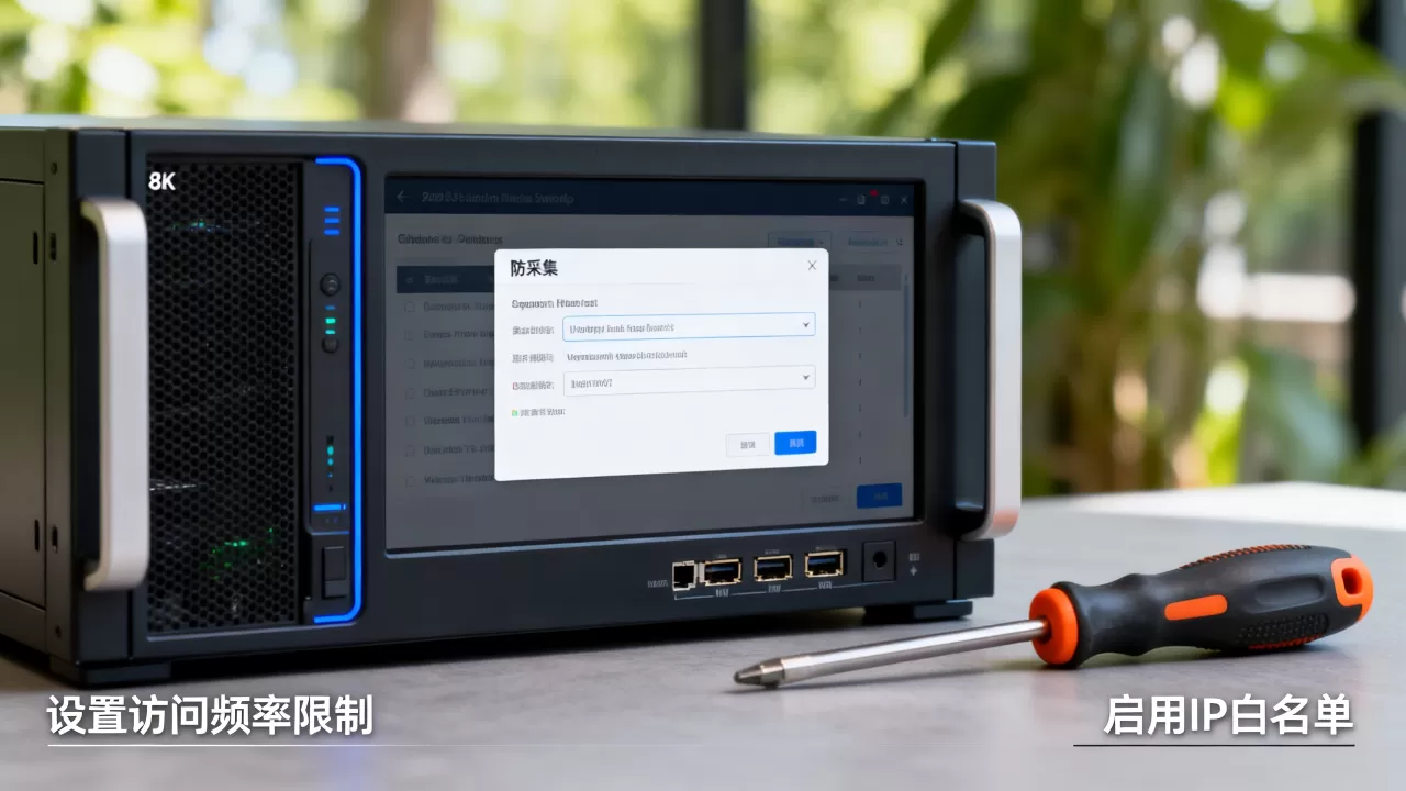 服务器设置防采集怎么操作？，有哪些注意事项
