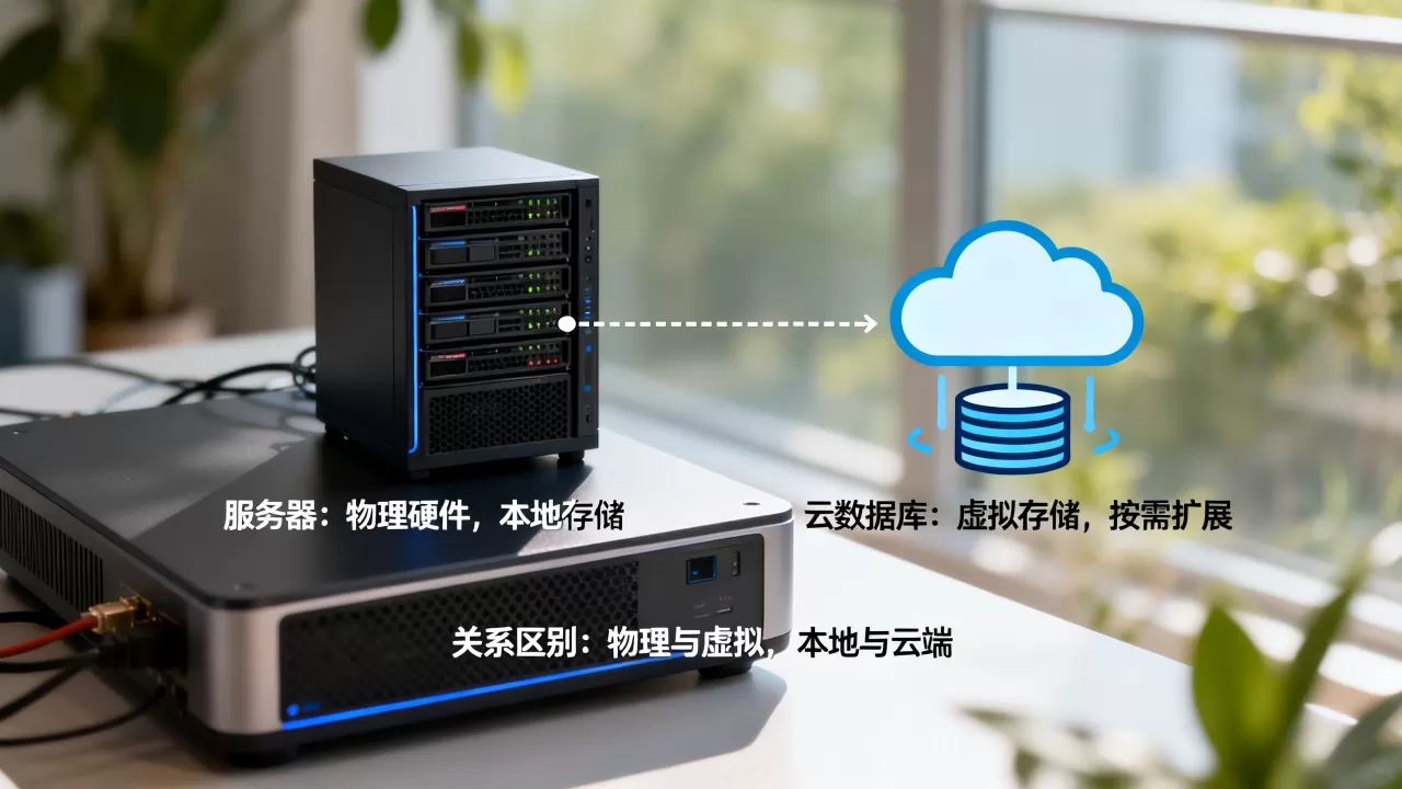 服务器与云数据库关系区别是什么？，如何选择