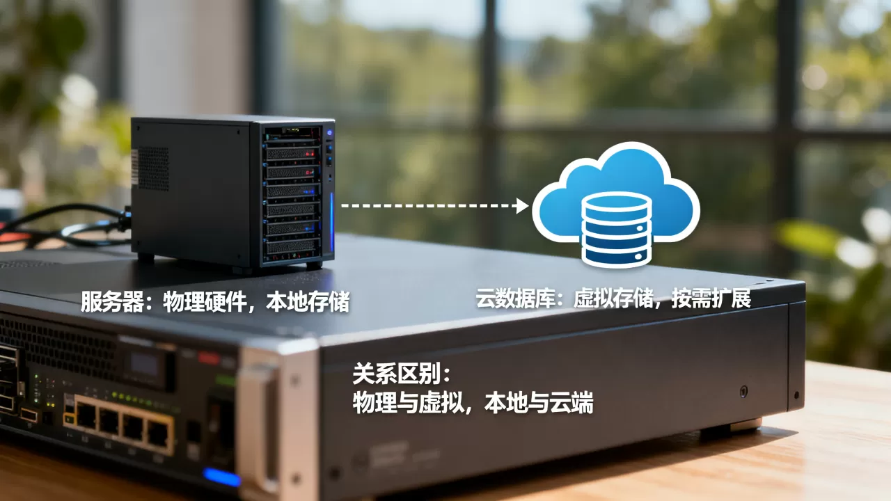 服务器与云数据库关系区别是什么？，如何选择