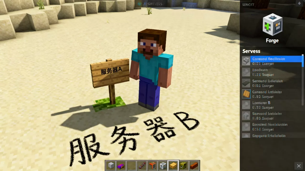 我的世界带forge的服务器有哪些？,哪个服务器最稳定？