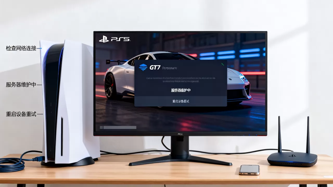 PS5游戏GT7连不上服务器怎么办？，是什么原因？