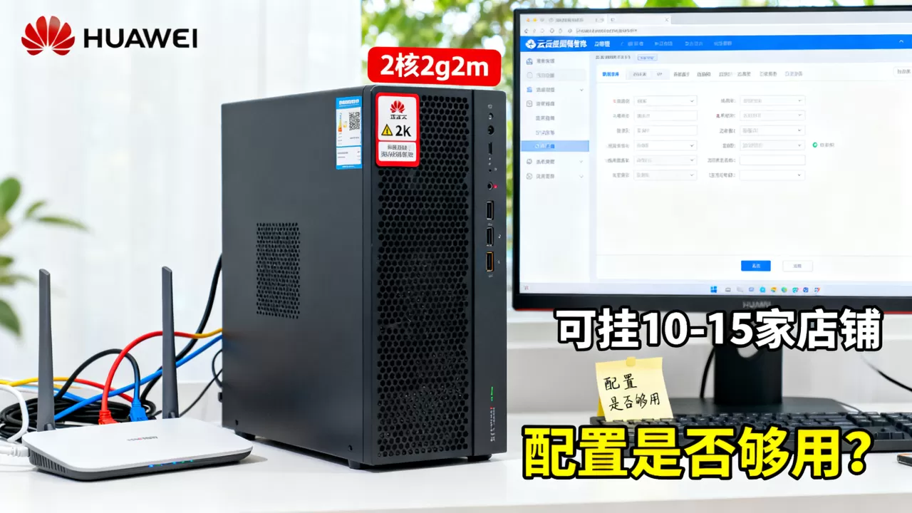 华为云服务器2核2g2m能挂多少店铺,配置够用吗? 华为云服务器2核2g2m能挂多少店铺,配置够用吗?