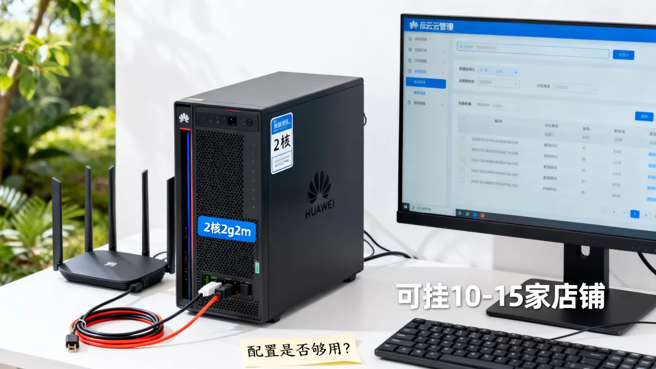 华为云服务器2核2g2m能挂多少店铺,配置够用吗? 华为云服务器2核2g2m能挂多少店铺,配置够用吗?