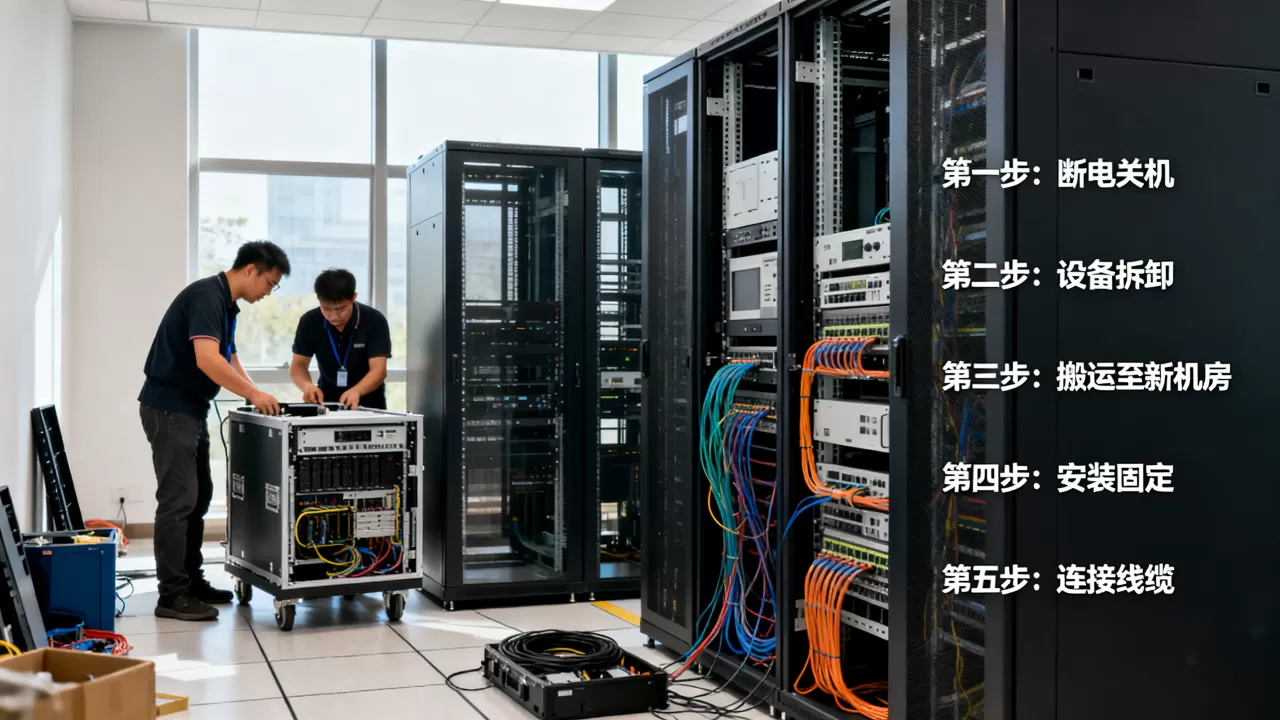 服务器搬迁过程中需要注意什么，具体步骤有哪些？