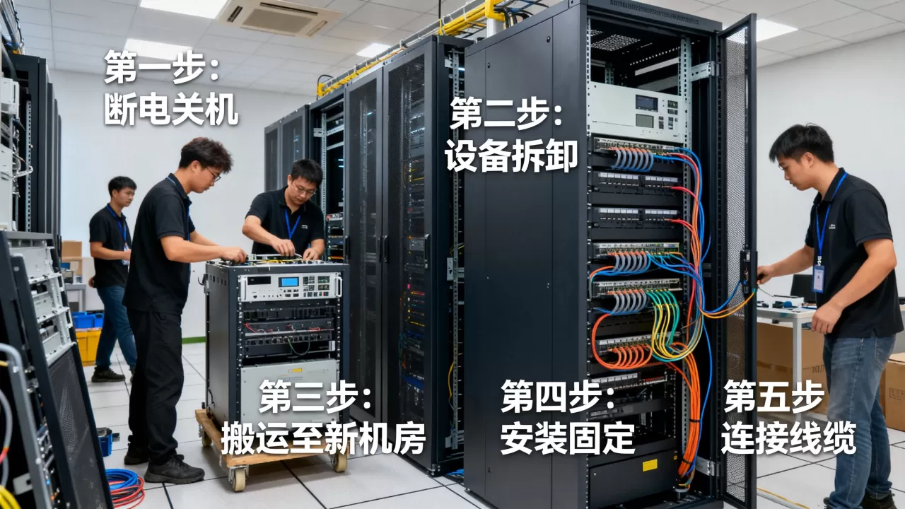 服务器搬迁过程中需要注意什么，具体步骤有哪些？