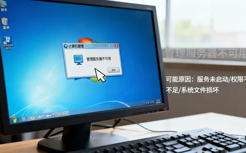 win7打开管理服务器不可用怎么办？，是什么原因