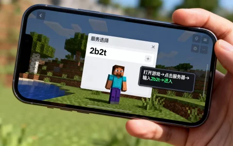 我的世界手游2b2t服务器号码是多少，怎么进？