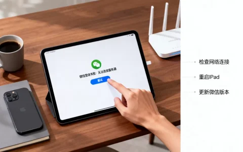 微信提示在iPad登陆不上服务器失败怎么回事？，怎么解决？