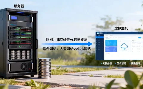 服务器与虚拟主机有什么区别？，哪个更适合网站？