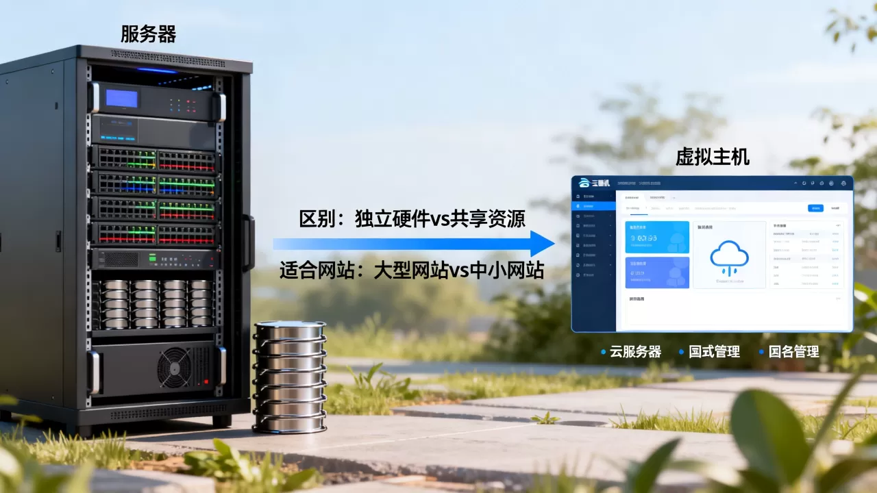 服务器与虚拟主机有什么区别?,哪个更适合网站? 服务器与虚拟主机有什么区别?,哪个更适合网站?